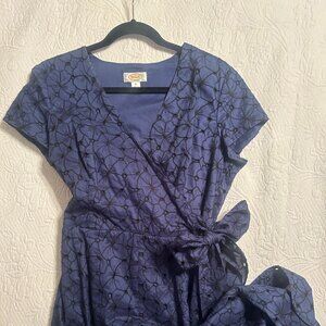 Talbots Wrap Dress Retro